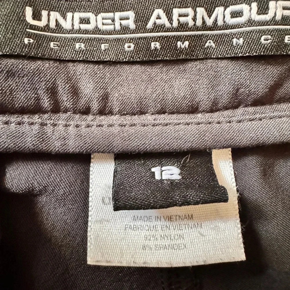 Women’s Under Armour Performance Capri Pants Black Size 12 - Picture 3 of 4
